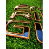 AUTOCARIMAGE RAISED TAILGATE LETTERS for RIDGELINE 2024 2025 GLOSSY ORANGE
