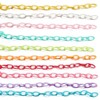 10PCS Plastic Curb Chains,Colors Cable Chain Links,Acrylic Curb Chains for