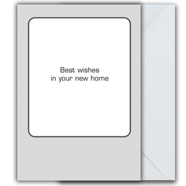 New Home Card, Funny New Home Card, New House Card, Funny New House Card, Greetings Card, 124x176mm, Funny New Home Greeting Card