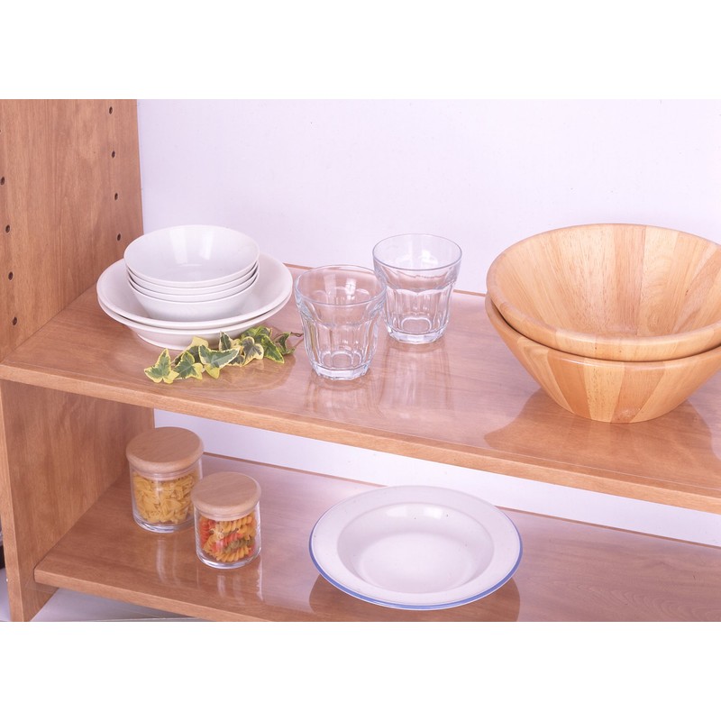 東和産業 食器棚用 キッチンシート 幅30cm ズレ キズ防止 クリア
