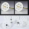 Pack of 100 Plastic Flat Washers 46mm Polypropylene Washers Foam