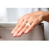 SILBERMOOS Women's Crown Ring Crown Queen Brushed Sterling Silver 925,