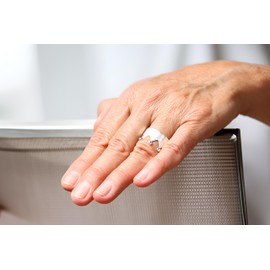 SILBERMOOS Women's Crown Ring Crown Queen Brushed Sterling Silver 925, Sterling Silver, Not applicable
