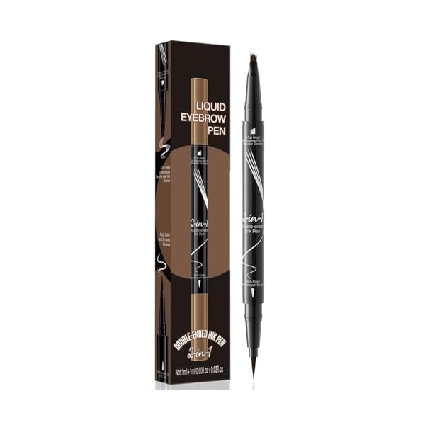 Double-Ended Eyebrow Pencil Liquid Eyebrow Pen Microblading Eyebrow Pencil With