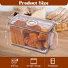 Gifhomfix 2PCS Bread Box for Homemade Bread Airtight Bread Boxes