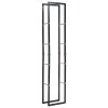 vidaXL Heavy-Duty Steel Firewood Rack - Large Rectangular Log Storage