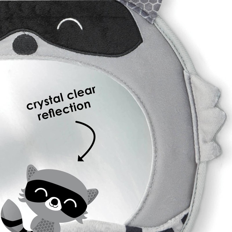 Diono Easy View Racoon Character Baby Car Mirror, Safety Car