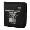 Heavy-Duty 12-Piece Hollow Punch Set with Zipper Pouch