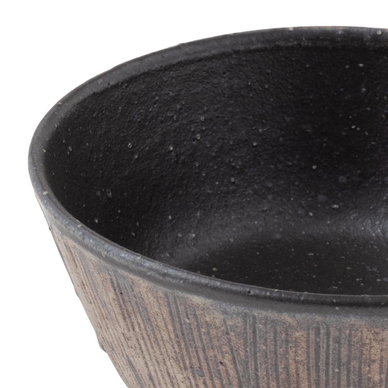 Marui Pottery MR-3-4214 Shigaraki Ware Hechimon Bowl, Small Bowl, Diameter