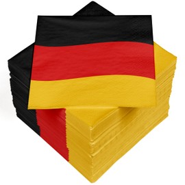 HEKU 100 napkins, 3-ply, 33 x 33 cm, absorbent and practical packaging, ideal for weddings, anniversaries and special occasions, Germany