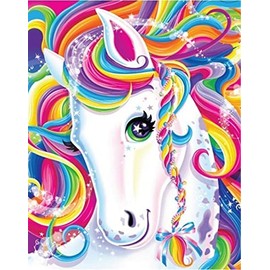 Meecaa Cross Stitch Kits 11 Count Stamped, XXXXXX Embroidery Kit with Accessories Pre Printed (36CMx46CM) (Unicorn)