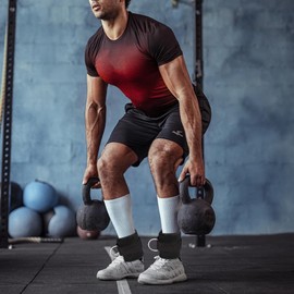 Workout Ankle Straps for Cable Machine - Adjustable Ankle Cable Straps for Workout - Padded Wrist Cuffs, Booty Workouts Supplies, Work Out Cuff Attachment for Home Gym