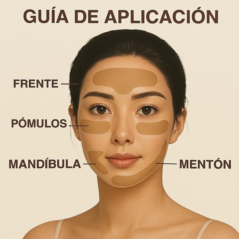 Kinesiologisches Gesichtsband