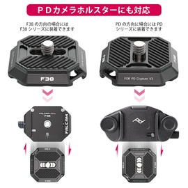 Ulanzi Spare Shoe Quick Release Plate, Compatible with F38 Series & Peak Design, Compatible with Arca-Swiss Compatible 38mm Standard 1/4" Screw, QR Plate, Arca-Swiss Standard, Tripod Accessory,