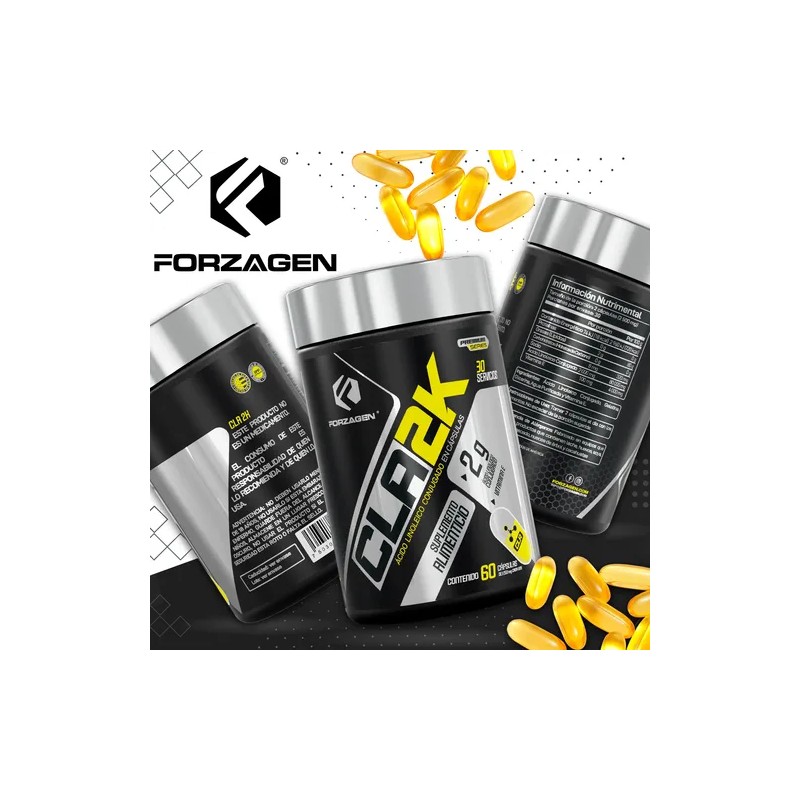 Forzagen Cla-2k 60 Caps Con Vitamina E Y Ácido Linoleico