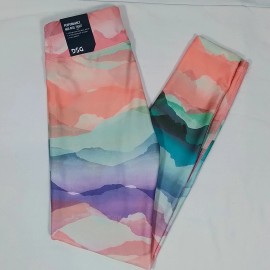 Camo Girls' Performance Mid-Rise Tights-Mountai