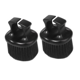 NOLITOY Retro Style Beard Brush Set 2 Pcs Barber Brushes Men's Beard Grooming Tool