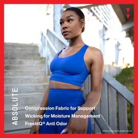 Champion Women's Sports Bra, Absolute, Moderate Support, High-Impact Sports Bra for Women, Pinksicle, X-Large