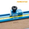 POWERTEC 71131 Aluminum Double T-Track Fence Cap Kit, Right to