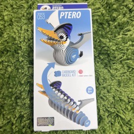 Eugy Ptero 3D Cardboard Model Kit New 008 Age 6+ Dinosaurs Pterodactyl
