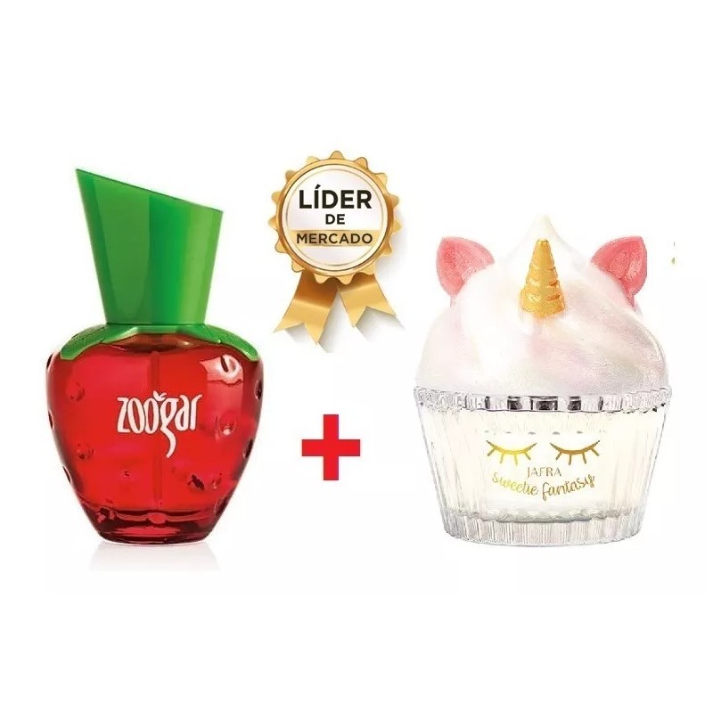 Jafra Zoogar Fresa + Sweet Fantasy Pastelito + Envio Gratis