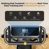 Portable Tradmill with Handle, 3.0HP Walking Pad Treadmill, Electric Compact