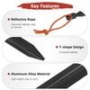 TIXIPEM 7IN Tent Stakes [12PCS] - Aluminum Ground Pegs with
