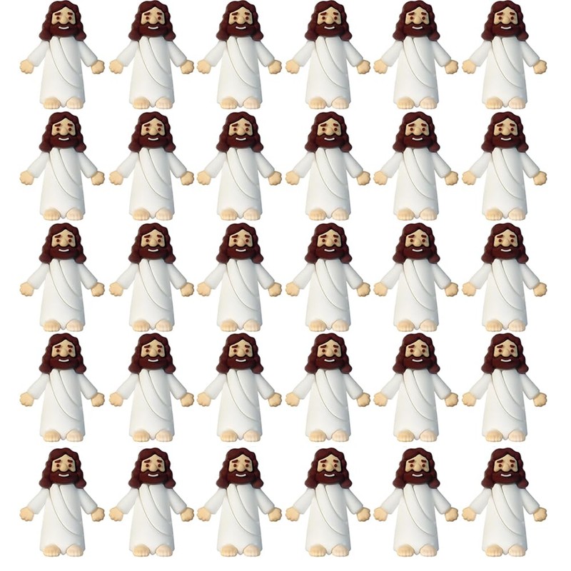 Mini Jesus Figures, Set of 30pcs Action Figures Little Jesus