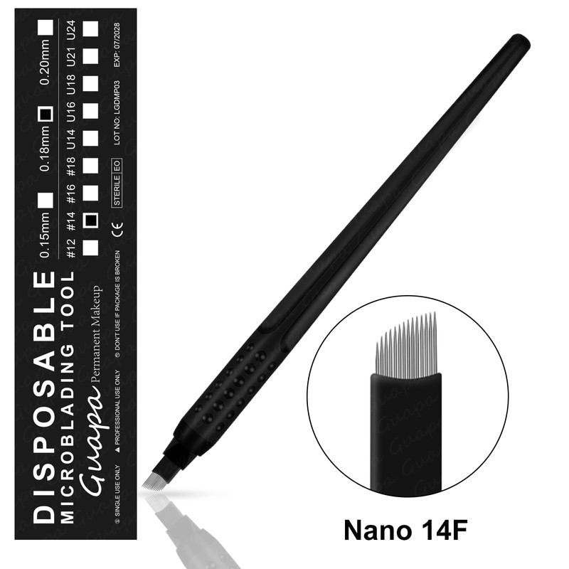 5 Pcs Disposable Microblading Pen Set – Precision Eyebrow Tattoo