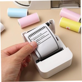 Gadpiparty 16 Rolls Mini Printer Thermal Label Color Stickers Yellow Smudge Resistant Easy to Load for Home Office Use