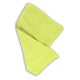 Impact LFK700 Microfiber All-Purpose Cloth, 16" Length x 16" Width, Yellow (15 Bags of 12)