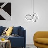 Vloitgol Modern Led Pendant Light Fixtures, 6000K Integrated LED Pendant