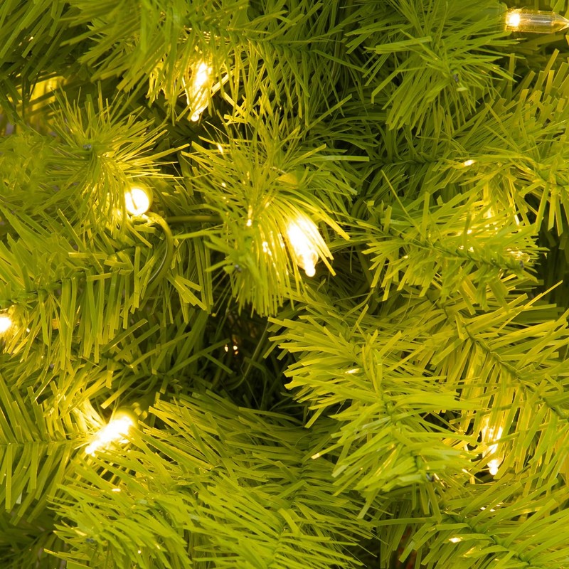 Hobby Lobby 5'LED Bright Green Whimsical Christmas Tree