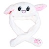 TRAX SHOP Animal Hat with Moving Ears, Kigurumi, Plush Toy,