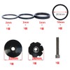 SAMCOS Bicycle Headset Stem Spacer 2/3/5/10mm Aluminum Alloy Handlebar Stem