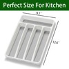 Loyareal Silverware Organizer Utenisl Organizer Holder Kitchen Drawer Organizer Plastic