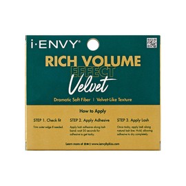 i-ENVY False Lashes, Velvet Soft Dramatic Fluffy Wispy Volume Eyelashes, Reusable Faux Mink Natural Look Extensions Curly Strip Cat Eye Artificial Fake Lashes (06)