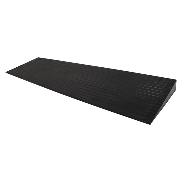 WYDDDARY 0.6" Rise Non-Slip Solid Rubber Threshold Ramp 11000 LBS