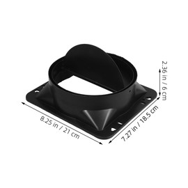 COHEALI Range Hood Exhaust Vent Cover Durable Backdraft Damper for Kitchen High Temperature Resistant Backflow Preventer Easy Installation for Home Restaurant