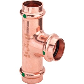 Viega ProfiPress T-piece 15 mm all press connections, type 2418, 5 pieces