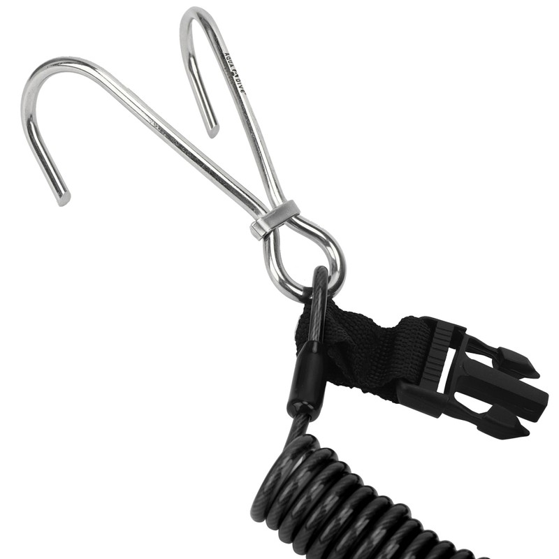 Stainless Steel Marine Sports Reef Double Hook with Spring Rope