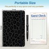 Server Book for Waitress,Cute PU Leather Server Books Organizer with