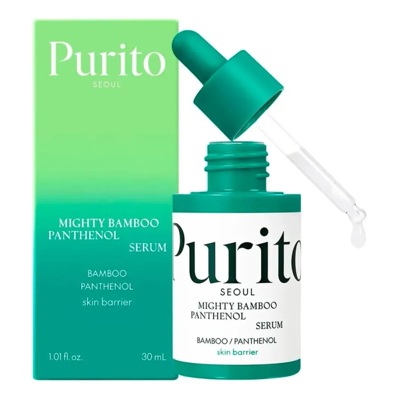 Purito Seoul Mighty Bamboo Pantenol Sérum Hidratante 30ml Día Noche
