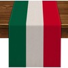 Nepnuser Italy Table Runner for Italian Themed Party Decoration Home