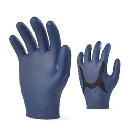 VGO 1 Pair Professional Grade Men's Work Gloves- 360° TPE Waterproof Gloves with Superior Grip for All-Day Comfort(Size XL,Dark Blue,TP1212)