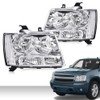 G-PLUS Headlights Assembly Compatible with Chevy Tahoe Subarban Avalanche 2007-2014