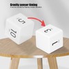 Gravity Sensor Cubic Digital Timer with Display Time Management for