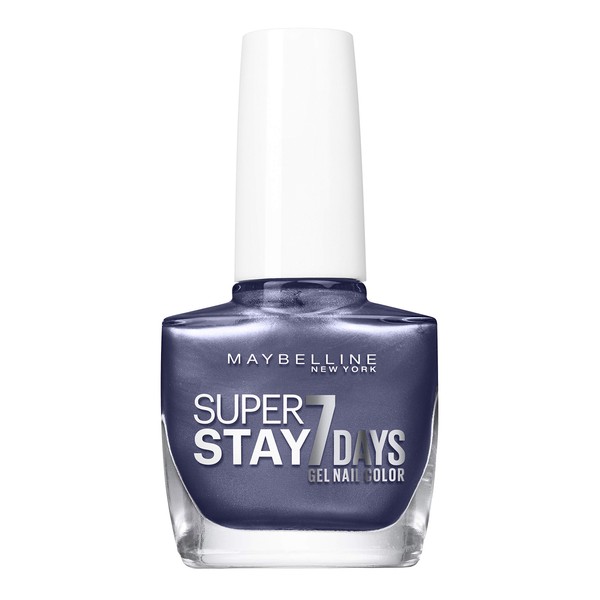 Maybelline New York Super Stay 7 Days Nail Polish Urban Steel 909 Pack of 3 x 10 ml