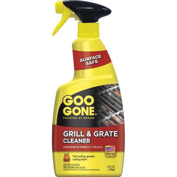 Goo Gone Grill and Grate Cleaner - 24 Ounce - Cleans Cooking Grates and Racks