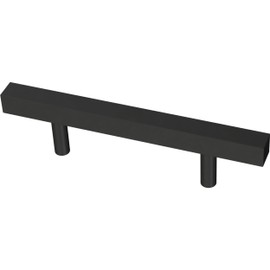 Franklin Brass Simple Square Bar (30-Pack) Cabinet Handles 3" Hole to Hole Matte Black Kitchen Cabinet Pulls Drawer Handles Cabinet Hardware Dresser Drawer Pulls P46655K-FB-B2